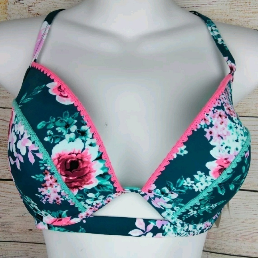 SHADE & Shore Floral Bikini Top New‎